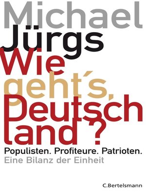 cover image of Wie geht's, Deutschland?